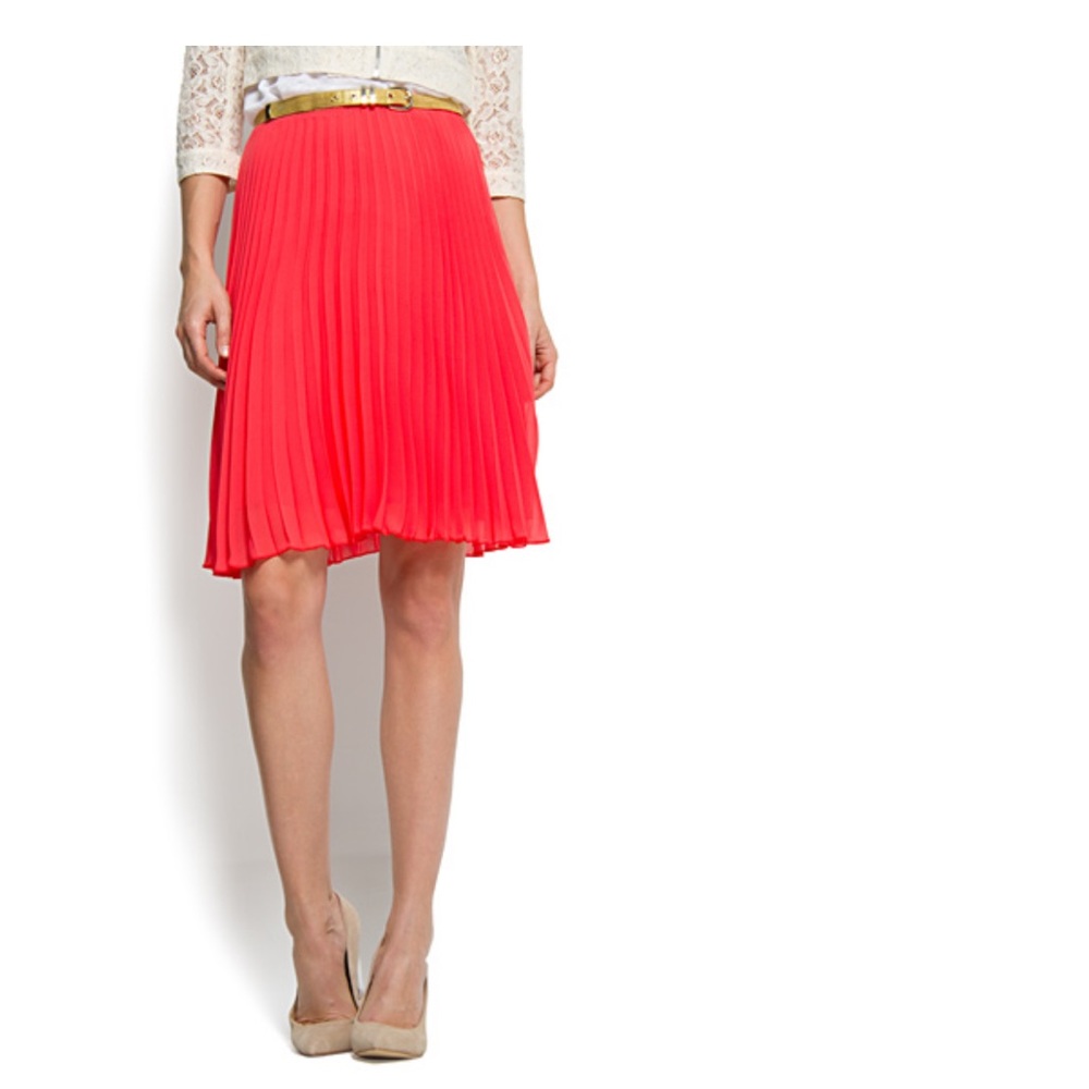 Mango Suit Pleated Skirt